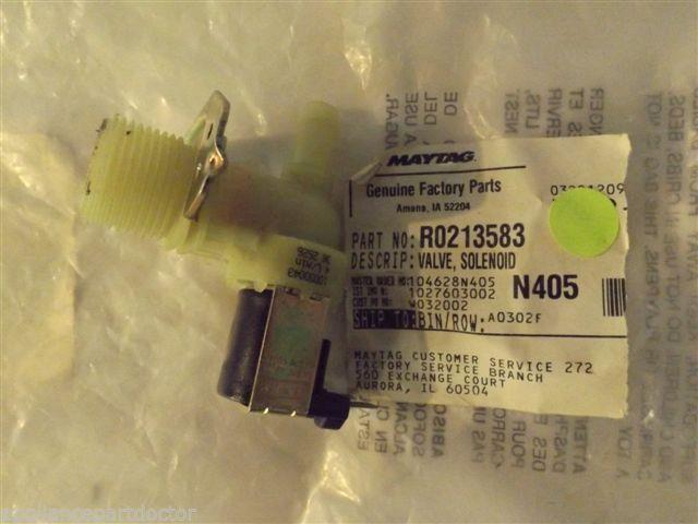 MAYTAG/AMANA DISHWASHER R0213583 Valve, Solenoid 110v 60hz NEW IN BOX MAYTAG/AMANA DISHWASHER R0213583 Valve, Solenoid 110v 60hz NEW IN BOX